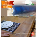 Cristal Transparent Embossing Film en PVC pour couverture de table